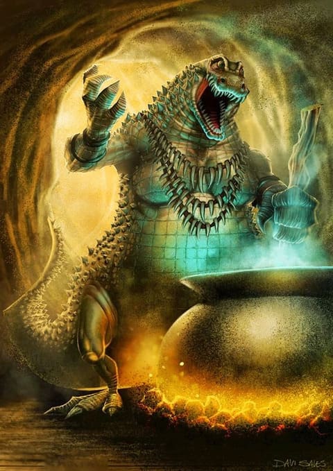Cuca - Mito cuja fama se expandiu pelo Brasil inteiro graças ao "Sítio do Pica-Pau Amarelo", livro de Montero Lobato que inspirou série infantil de TV. Trata-se de uma bruxa no corpo de um jacaré, com unhas grandes e voz assustadora. 