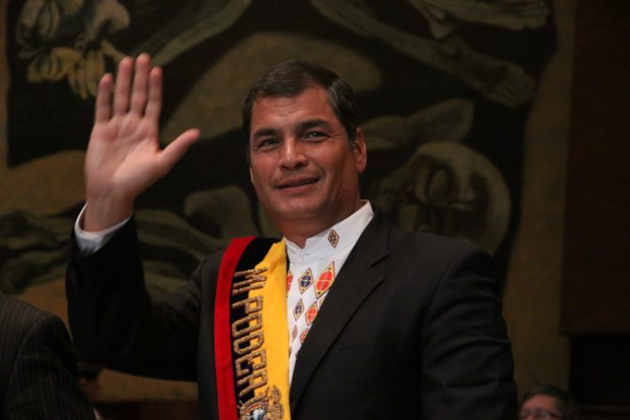 ex-presidente do Equador, Rafael Correa
