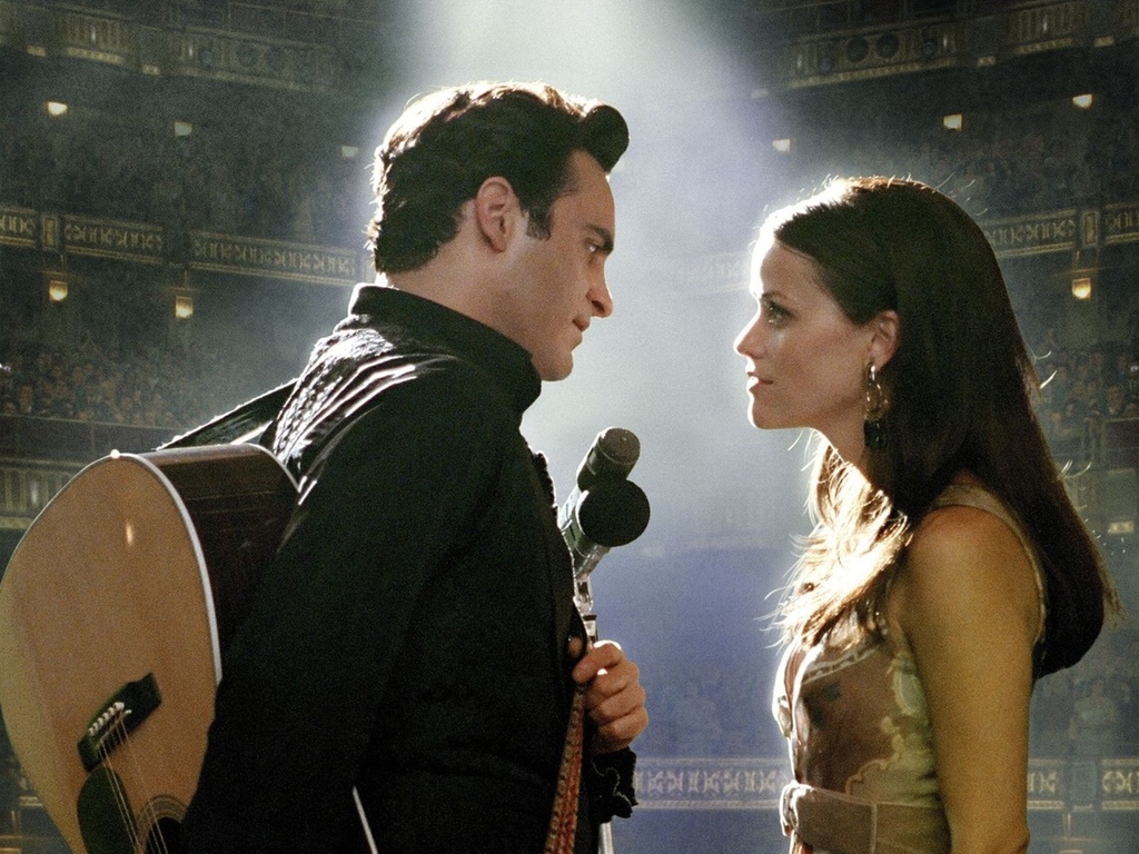 Johnny & June (2006) - Dirigido por James Mangold, estrelado por Joaquin Phoenix, Reese Witherspoon e Ginnifer Goodwin.
Biografia do cantor Johnny Cash, destacando sua carreira, romance com June Carter e luta contra o vício, com performances musicais marcantes. 
