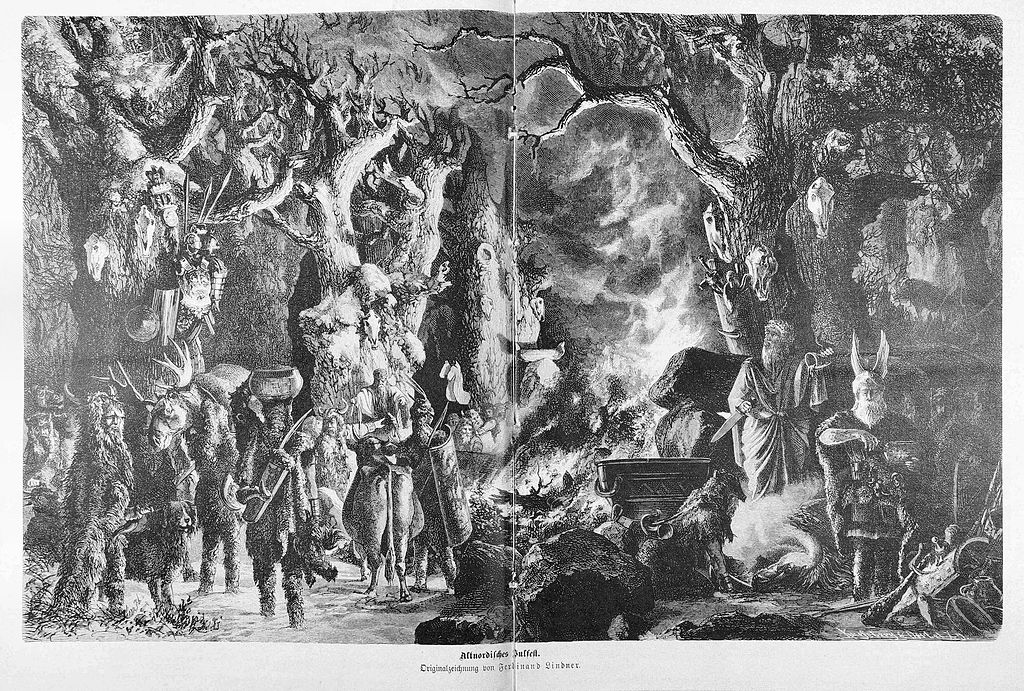 O evento, no solstício de inverno, tinha uma sequência de sacrifícios aos deuses. Alguns estudiosos apontam que o Yule ocorria para homenagear os mortos. Outros dizem que era uma celebração para assegurar fertilidade e sobrevivência durante o rigoroso inverno.