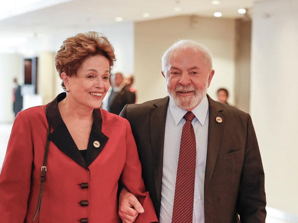Indicada pelo governo Lula, a ex-presidente Dilma Rousseff assumiu o comando do banco dos Brics em abril de 2023 - o mandato termina em junho de 2025. - Ricardo Stuckert/PR