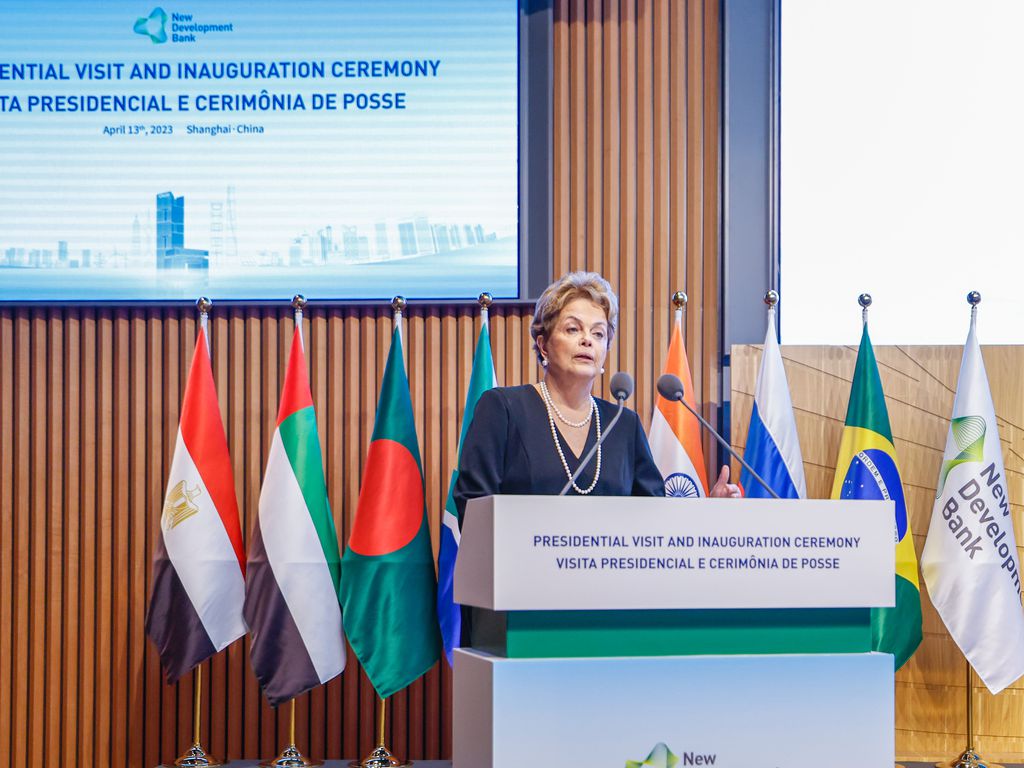 O Banco do Brics tem por finalidade financiar projetos de infraestrutura e crescimento sustentável nos países-membros do bloco. - Ricardo Stuckert/PR