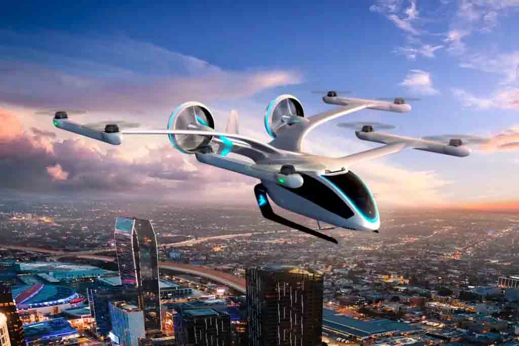 A Eve Air Mobility, subsidiária da Embraer (Empresa Brasileira de Aeronáutica), prepara o lançamento de veículo que promete transformar a mobilidade aérea urbana -  (crédito: Divulgação/EVE)