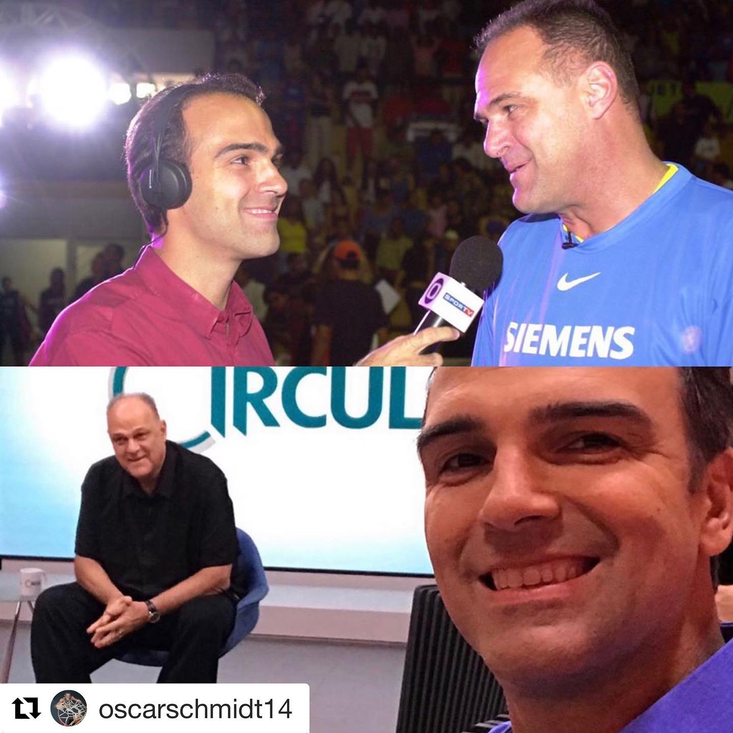 O famoso é irmão caçula do ex-craque do basquete Oscar Schmidt. Além disso, é tio de Bruno Schmidt, campeão olímpico de vôlei de praia.