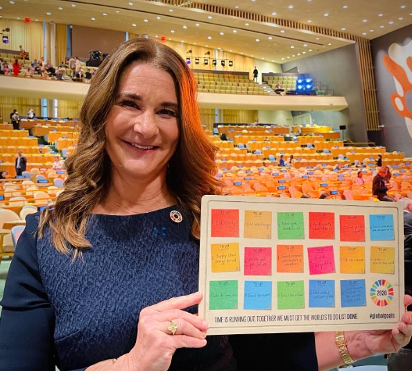 Melinda é dona de uma fortuna de 11 bilhões de dólares e está entre as mulheres mais ricas do planeta.
