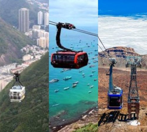 Teleféricos incríveis espalhados pelo mundo