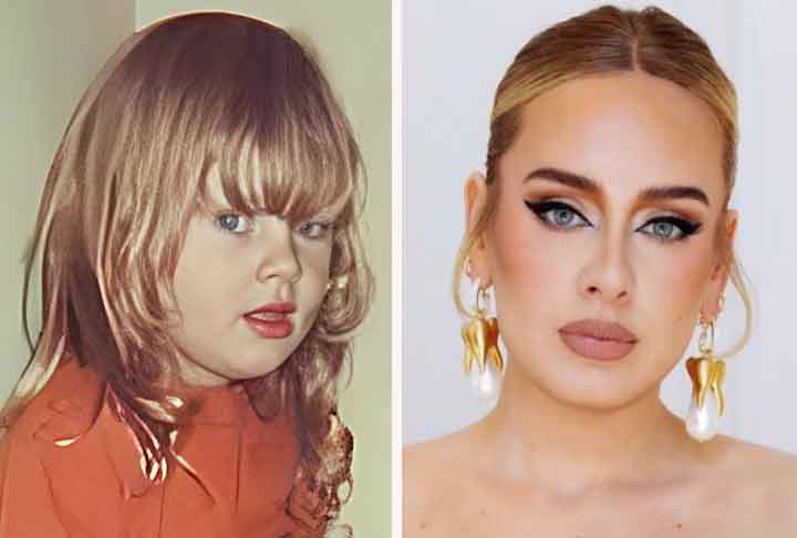 Adele, inglesa, nasceu em 5 de maio de 1988. Ela Ã© filha de Penny Susan Adkins e de Mark Evans.