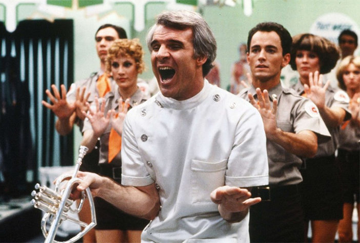 Steve Martin no filme , O Sargento Pepper e sua Banda (1978)