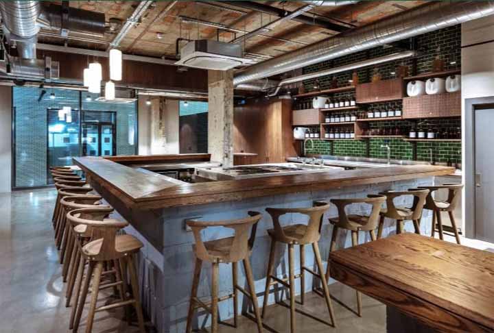 Com estilo industrial, o Tay?r + Elementary ocupa a oitava posição, mais um bar londrino na lista.