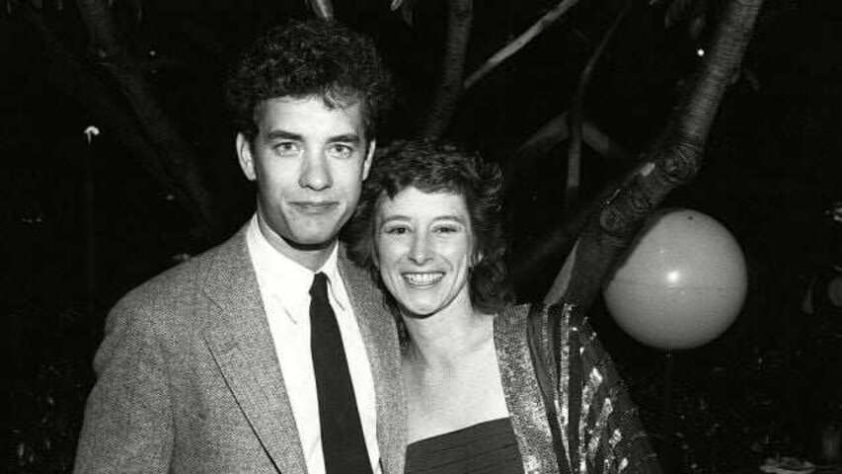 Tom Hanks e Samantha Lewes Reprodução Facebook