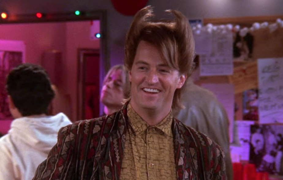 Chandler era o mais cômico dos personagens, conhecido por ter um humor sarcástico. Chandler frequentemente usava o sarcasmo como mecanismo de defesa.-Divulgação