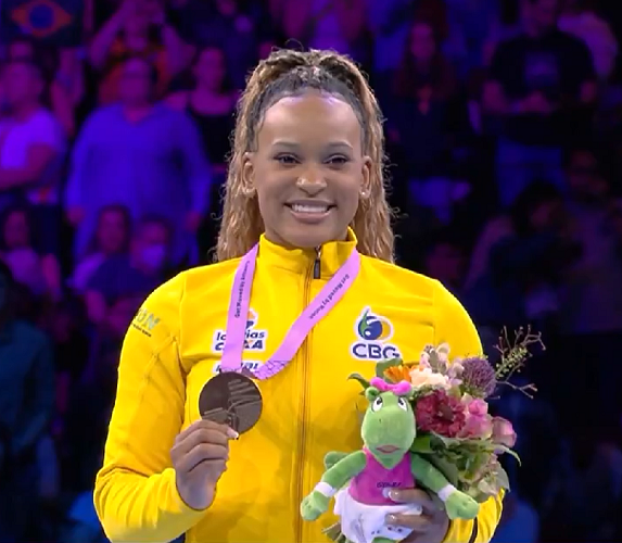 Rebeca Andrade fez história no Mundial de Ginástica