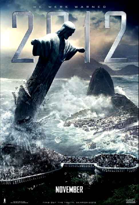 Outro filme sobre o fim da humanidade é "2012", lançado em 2009. Catástrofe e eventos apocalípticos resumem essa trama. - Divulgação