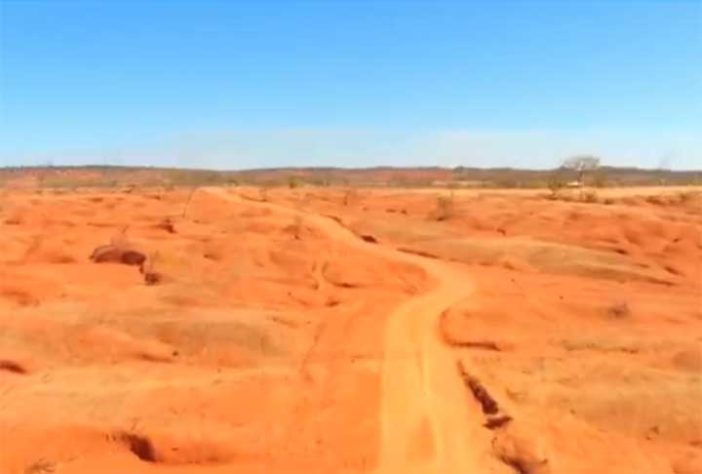 Cidade no Piauí está virando deserto