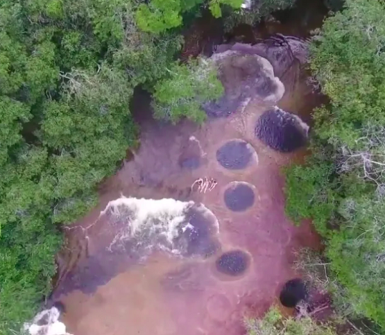 Buracos misteriosos na Amazônia 