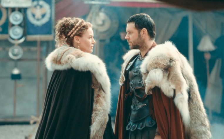 Gladiador - Connie Nielsen e Russell Crowe
