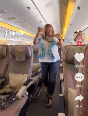 passageiros de avião