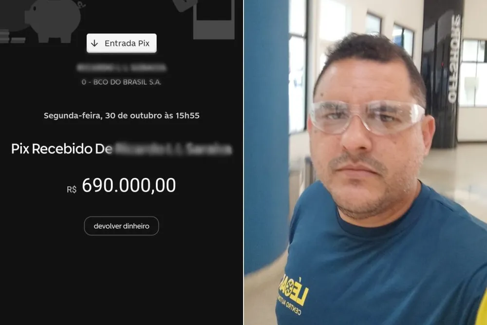 Gesto de honestidade: Empresário recebe PIX por engano e devolve R$ 690 mil