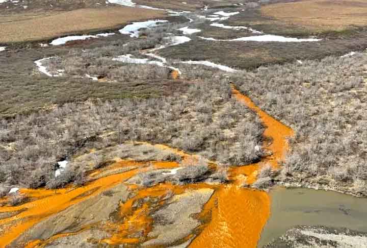 Rio Salmon, no Parque Nacional do Vale de Kobuk - Rios do Alaska -