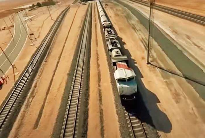 Ferrovia gigante no deserto será uma das maiores do mundo!