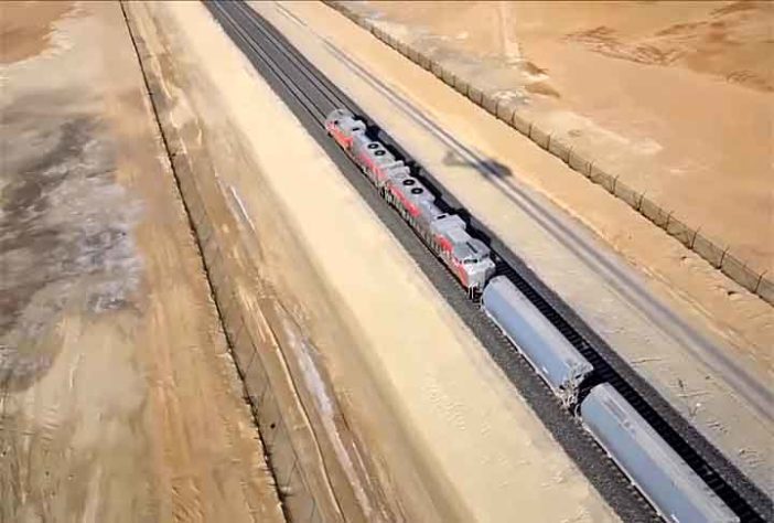 Ferrovia gigante no deserto será uma das maiores do mundo!