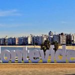 Letreiro Montevidéu (Montevidéu) - Uruguai -