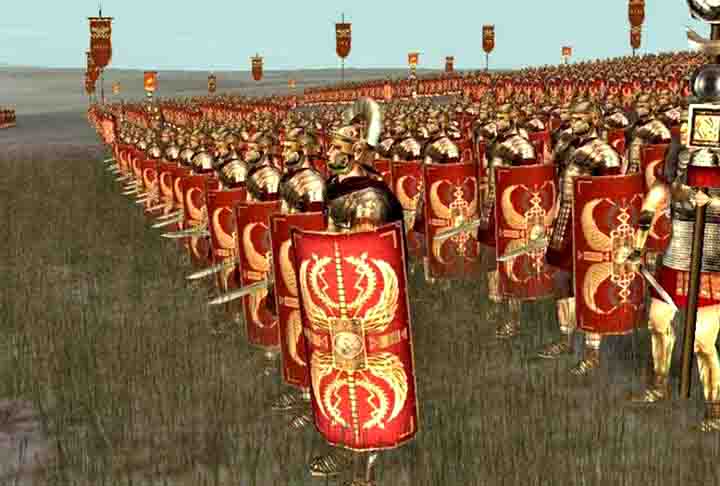 Em seu discurso, o ator declara: “Não se enganem — nós, romanos, ainda estamos aqui. Em certas épocas do ano, vocês nos verão marchando novamente pelo nosso forte.”