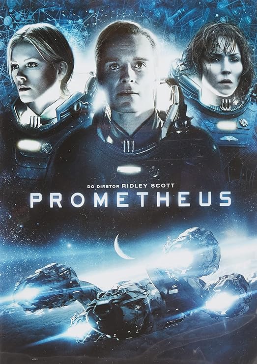 Prometheus (2012) - Um grupo de pesquisadores que estuda a origem da humanidade se encontra numa lua distante e precisa enfrentar a ameaça alienígena. 
