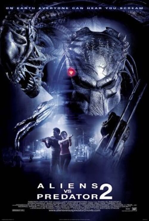 Alien x Predador 2 (2007) - As raças Alien e Predator continuam em guerra e ambas chegam a uma cidade no Colorado, pondo em ameaça os moradores. 