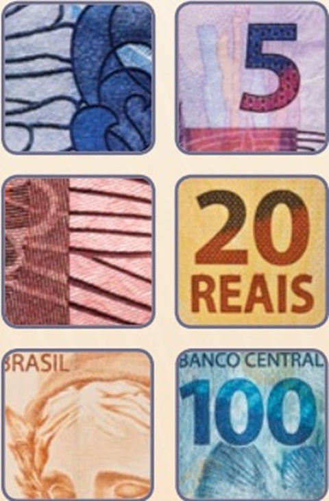 Por exemplo, na frente, na legenda 