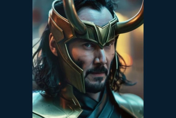 Inteligência Artificial transforma Keanu Reeves em seis vilões
