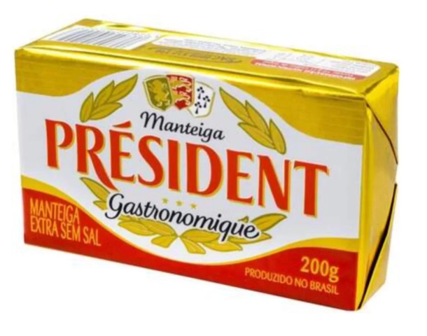O 1° lugar no ranking das manteigas do "Estadão" é a marca "Président", com "sabor suave, mas com personalidade". Agradou aos jurados com "final frutado e retrogosto amendoado". Classificada como "levemente ácida e cremosa ao passar no pão". 