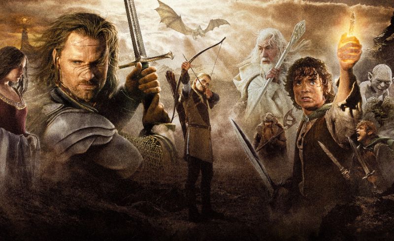 A trilogia "O Senhor dos Anéis" se encerra em 2003 com o lançamento de "O Retorno do Rei". 