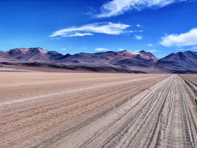 Lagoas de micróbios na Argentina 