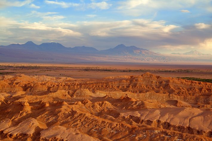 Lagoas de micróbios na Argentina 