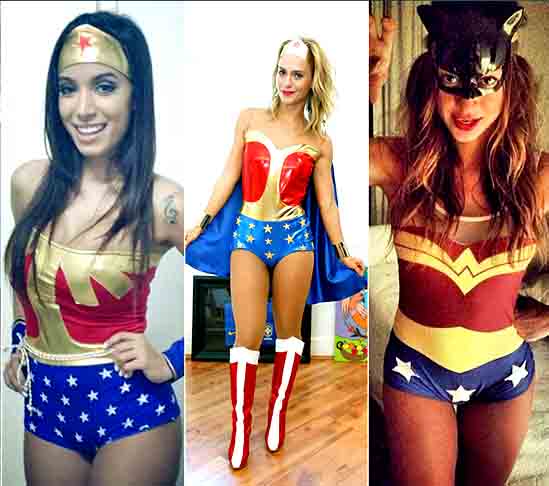 <p>Muitos foliões gostam de se fantasiar de Super-herói”/Super-heroína . E para as jovens, a Mulher Maravilha é sempre uma das preferidas. </p>
