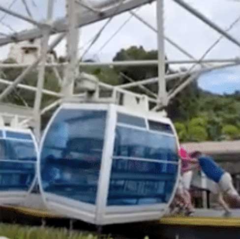   Diante disso, a empresa providenciou o desembarque dos visitantes de forma manual, seguindo os protocolos de segurança. Segundo a Yup Star, não houve risco para os passageiros e ninguém ficou ferido. A atração voltou a funcionar no dia seguinte, após as verificações necessárias.  