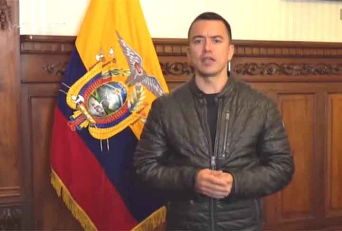 Daniel Noboa, Presidente do Equador - Conflito no Equador -