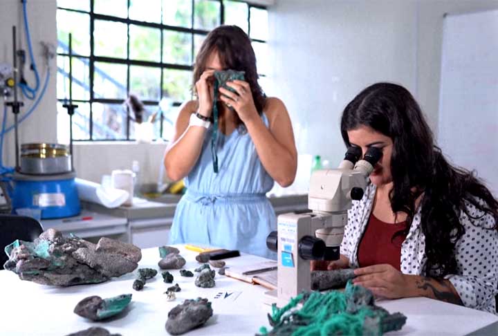 "A descoberta é a primeira feita no Brasil. Já existem trabalhos sobre detritos plásticos, semelhantes ao nosso estudo, em outros ambientes marinhos e costeiros. O primeiro foi no Havaí (EUA) e, desde então, também foram relatados na costa de Cornualha (Inglaterra), na costa do Mar Interior de Seto (Japão), na ilha do Giglio (Itália), na ilha da Madeira (Portugal) e na costa do Peru", afirmou Fernanda.