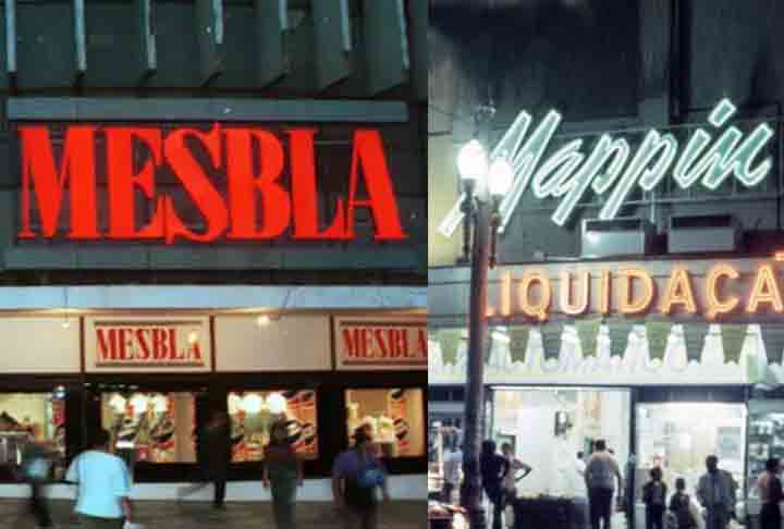 Entre os anos 70 e 80 do século passado, lojas de departamentos como Mesbla, Mappin e Arapuã viviam abarrotadas de consumidores.  -  (crédito: Divulgação)