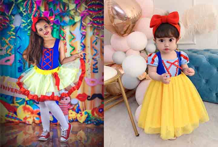 <p>Para as meninas, a Branca de Neve nunca sai de moda e tambÃ©m Ã© uma das tendÃªncias para as crianÃ§as, dividindo espaÃ§o com outras princesas do universo de fantasia. </p>
