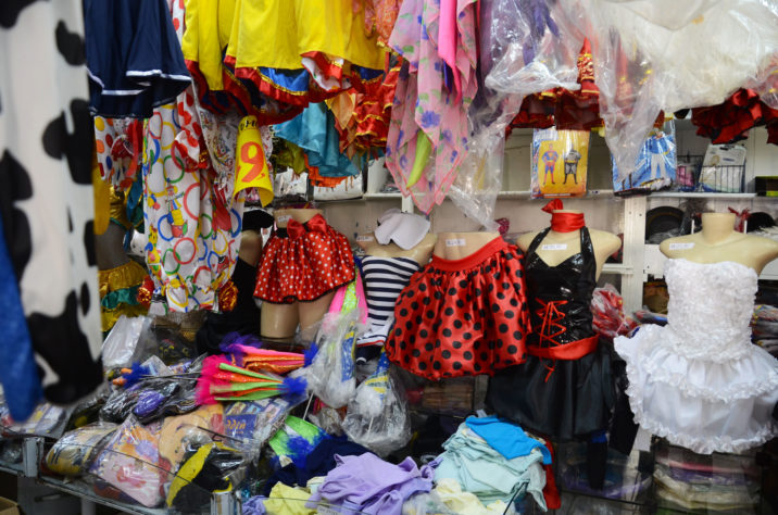 Pontos de comércio popular no Carnaval 