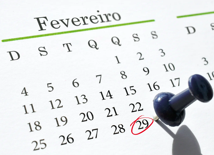 Calendário fevereiro