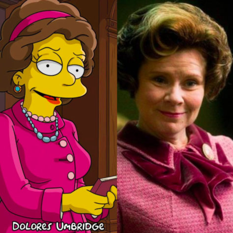 IA recria personagens de Harry Potter no universo dos Simpsons