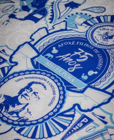 Afoxé Filhos de Gandhy faz homenagem a Caetano Veloso no Carnaval 2024