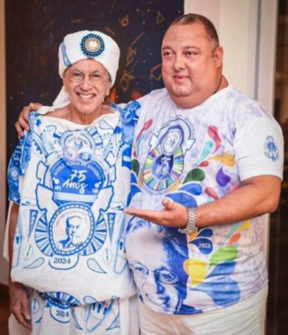 Afoxé Filhos de Gandhy faz homenagem a Caetano Veloso no Carnaval 2024
