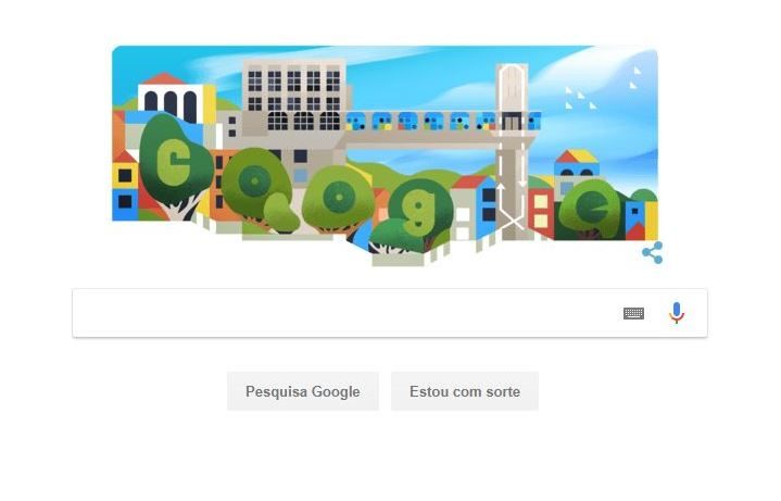 Google faz homenagem ao Elevador Lacerda