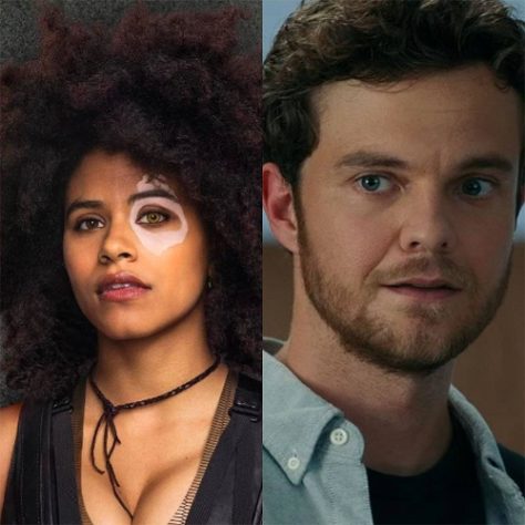 Montagem - atores Zazie Beetz e Jack Quaid