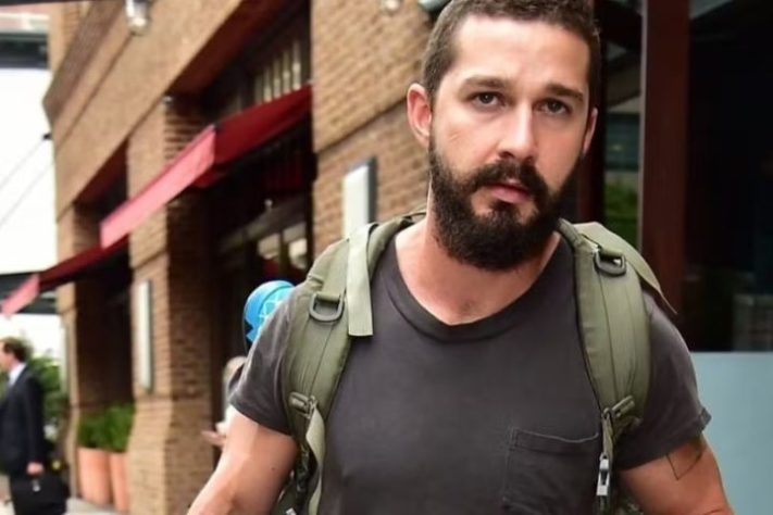 O ator Shia LaBeouf, da franquia 