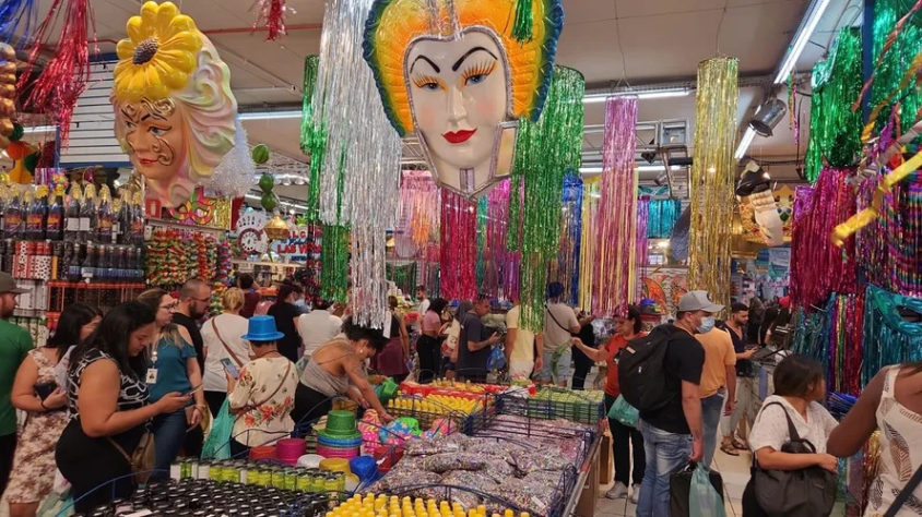 Pontos de comércio popular no Carnaval 